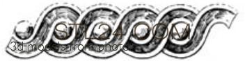 Бордюры (MOULDING_0140 -  | 3D model 3DSMAX / OBJ / STL) 3D модель для ЧПУ станка